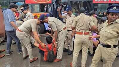Bengaluru police detain protesters defying ban at Town Hall