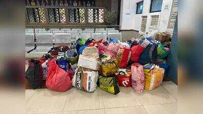 MKCG med college collects 1,000 pieces of clothes for needy