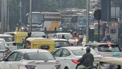 Friday night on roads! Buses crawl out of Bengaluru till 2.30am