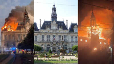 France's 140 year old Town Hall survived World Wars but succumbed to protesters' fury