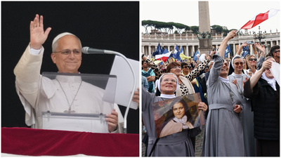 ‘With help of God & your prayers’: Pope Leo XIV makes first public appearance after lung cancer surgery