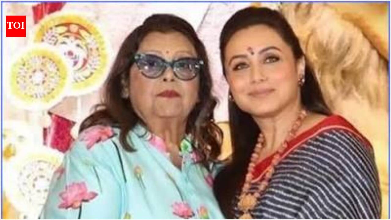 Rani Mukerji skips Sashti and Saptami celebrations as late mother ...