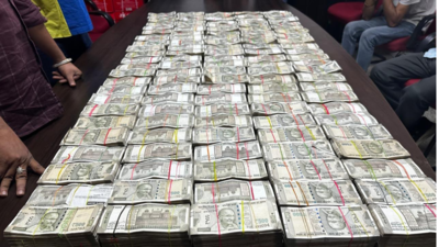 DRI seizes Rs 3 crore unaccounted cash from Delhi-bound car near Pilkhuwa; Rs 2.65 crore found in secret door cavities