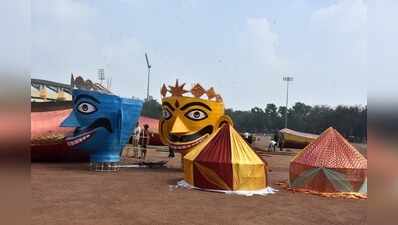 RMC steps up preparations at three major Ravan Dahan venues | Ranchi ...