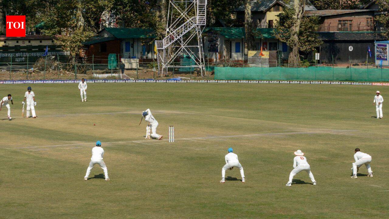 Rinku Singh bats for Uttar Pradesh in the Ranji Trophy