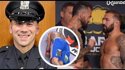 Former prisoner's BKFC fight ends in 4th-round KO against full time active police officer who felt bad for his kids