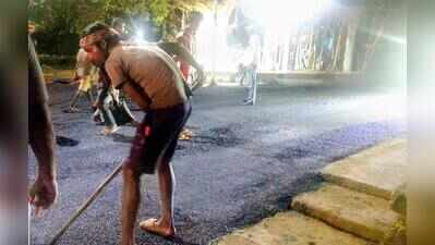 BMC repairs stretch from Sandha Chowk to Patia Stn Road