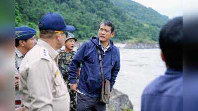 Arunachal min inspects Siang project drilling site, stresses dialogue