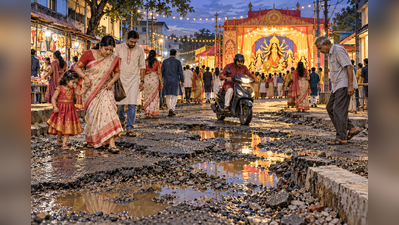 Bad roads inconvenience Puja revellers in Barak Valley