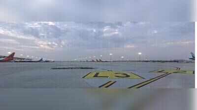 Foreign object on runway delays plane landing