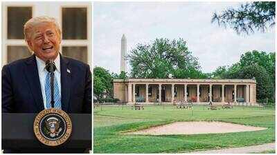 Donald Trump announces Tom Fazio-designed redevelopment of 106-year-old East Potomac Golf Links in Washington, plans 15-month closure despite court order halting tree removal