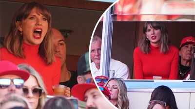 Taylor Swift cheers for husband Travis Kelce at Chiefs vs Chargers game with WNBA star Caitlin Clark