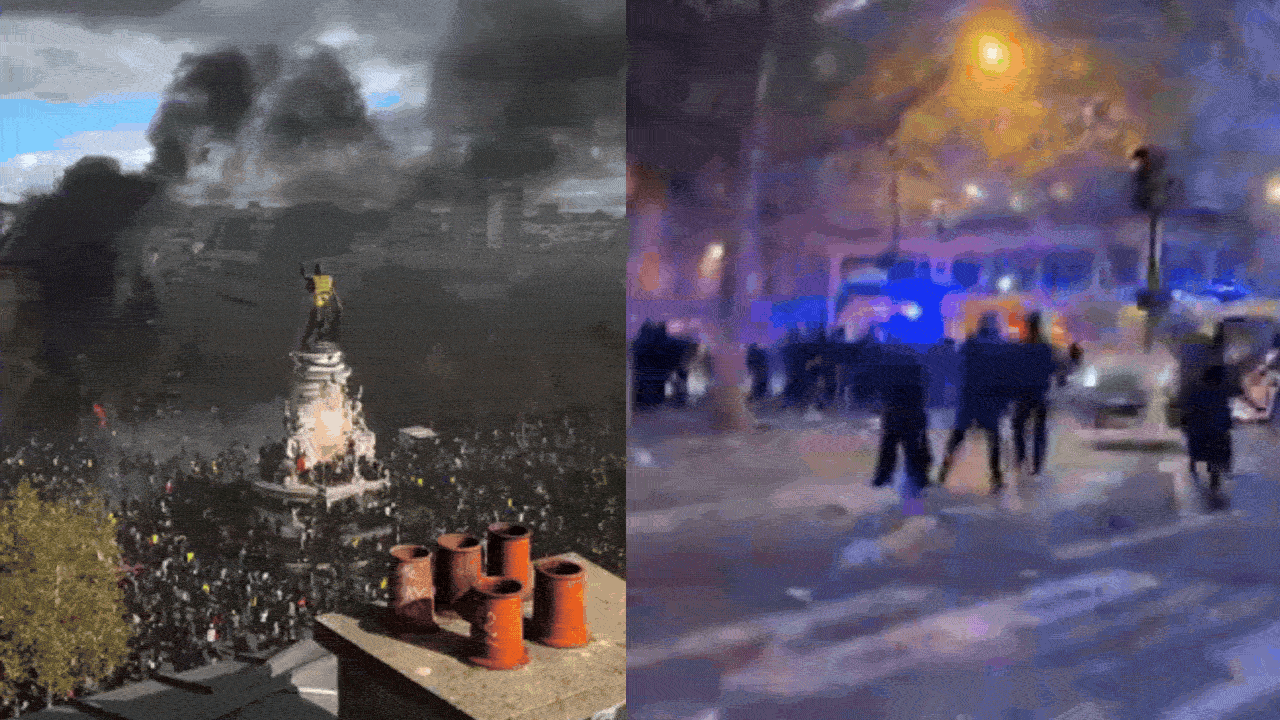 France on fire: City halls set ablaze, shops looted as protests turn violent - videos
