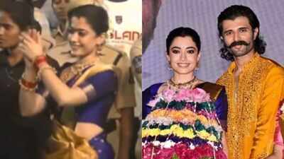 Rashmika Mandanna calls herself Telangana’s ‘official daughter-in-law’ at first Bathukamma after marriage to Vijay Deverakonda