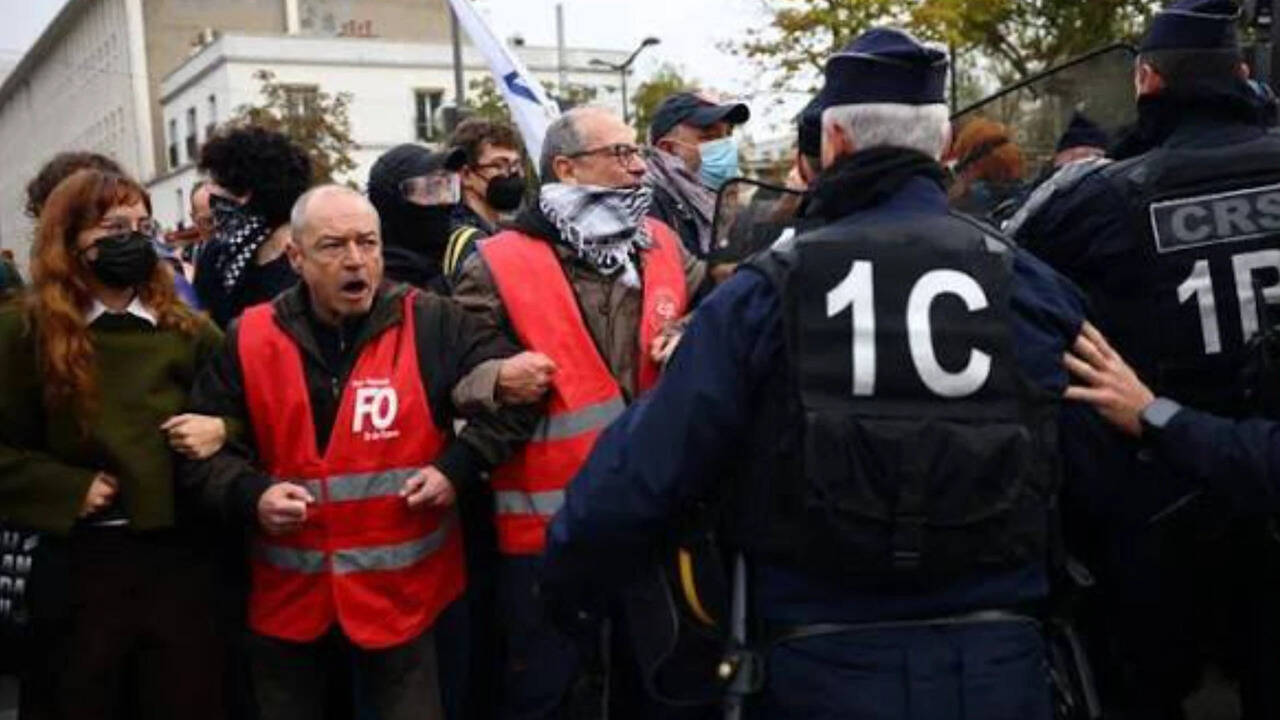 France protests: Students and public loot shops and vandalise ...