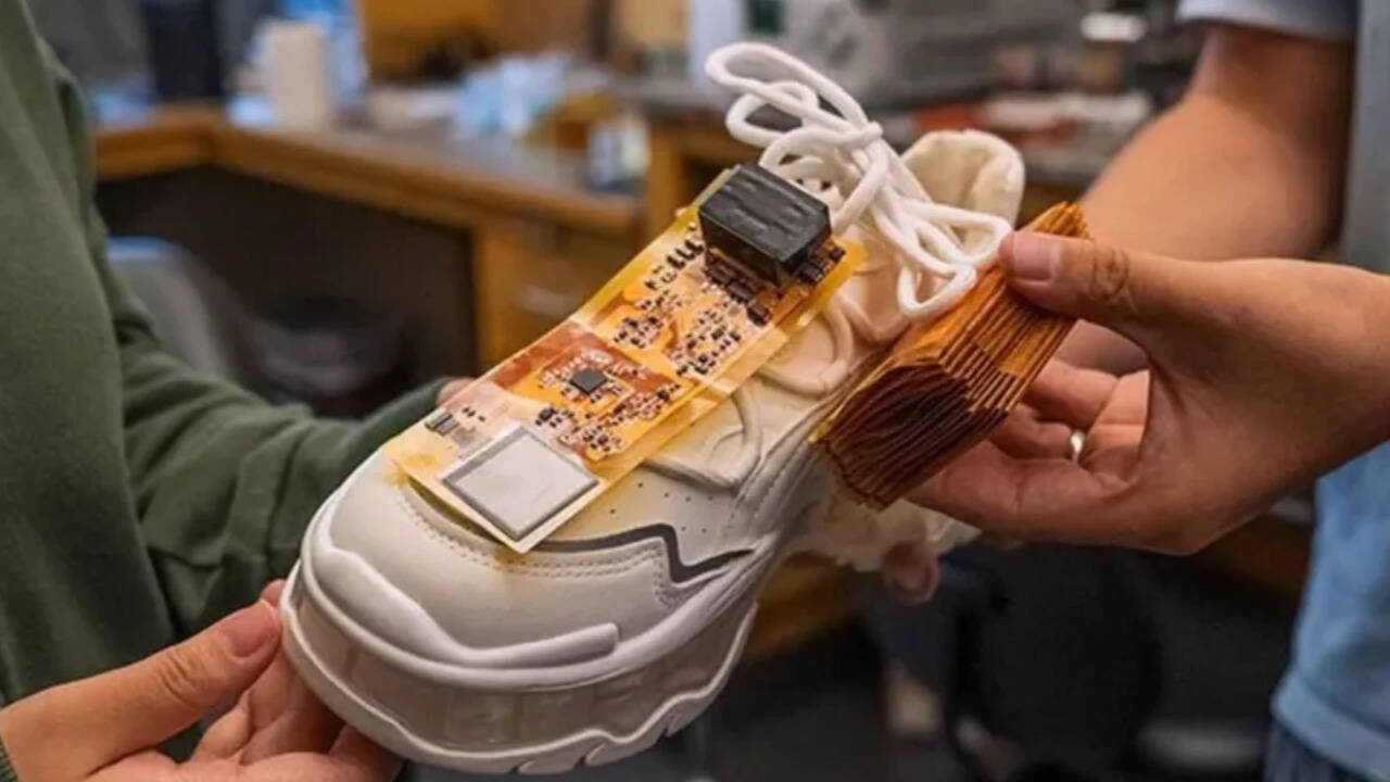 13-year-old student helps invent a shoe that generates electricity to ...