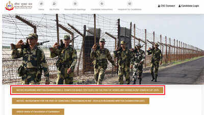 BSF Head Constable Admit Card 2026: Hall tickets scheduled for October 22, exam on November 2