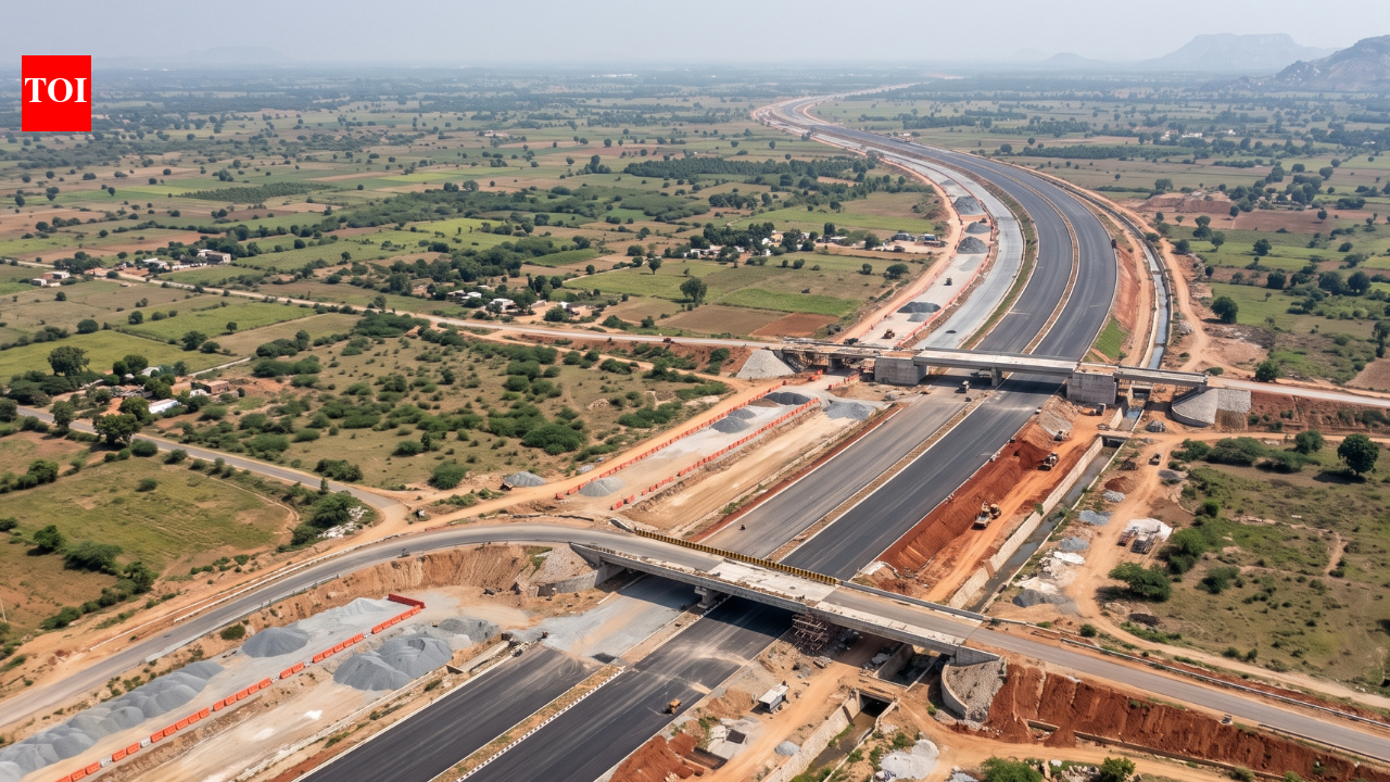 Bengaluru-Vijayawada expressway under construction: Here’s how the 342km greenfield highway will connect Andhra Pradesh and Karnataka, target completion in 2027, cut travel time and upgrade existing roads