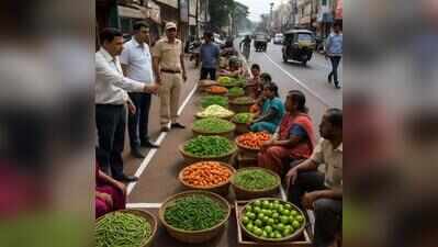 BCC marks vending zones to streamline market traffic