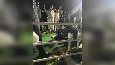 Crew member with severe pain evacuated from oil tanker off Vizhinjam
