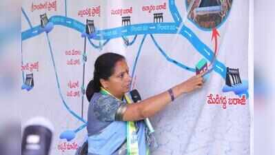 Finish coffer dam at Kannepalli by Nov-end: Kavitha