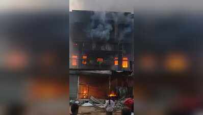 Fire at Balotra handloom store destroys Diwali stock worth crores