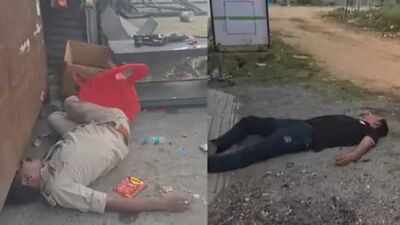 'Nashe ka highway': Cops found lying intoxicated, service INSAS rifle left unattended; both suspended