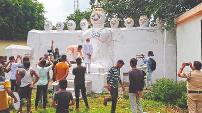 9 heads, 300 years of worship: Ravana gets police protection in this MP town, not a pyre