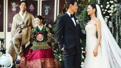 EJAE marries music producer Sam Kim in dreamy Korean ceremony; 'KPop Demon Hunters' stars Andrew Choi, Rei Ami and Audrey Nuna attend - PICS