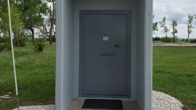 A Cold War missile base in Kansas has a silo plunging 182 feet underground; owners converted its neighbouring command centre into 2,500 square feet of living space, and the 18.2-acre site now asks $1.6 million