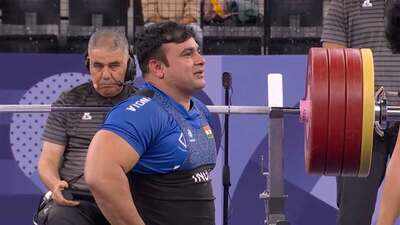 Ashok clinches silver in men's 65kg powerlifting at Asian Para Games