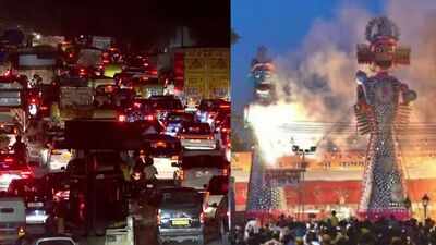 Traffic advisory for Dussehra: Diversions likely from 5pm to 8pm on key east Delhi roads; police urges commuters to use metro and check affected routes