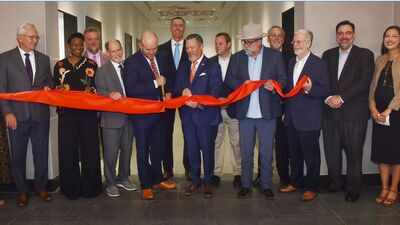 Built in 1938, Oklahoma's eight-storey Jim Thorpe Memorial Office Building underwent a three-year, $70 million restoration; officials unveiled its Art Deco interiors in October 2026, with agencies returning this winter