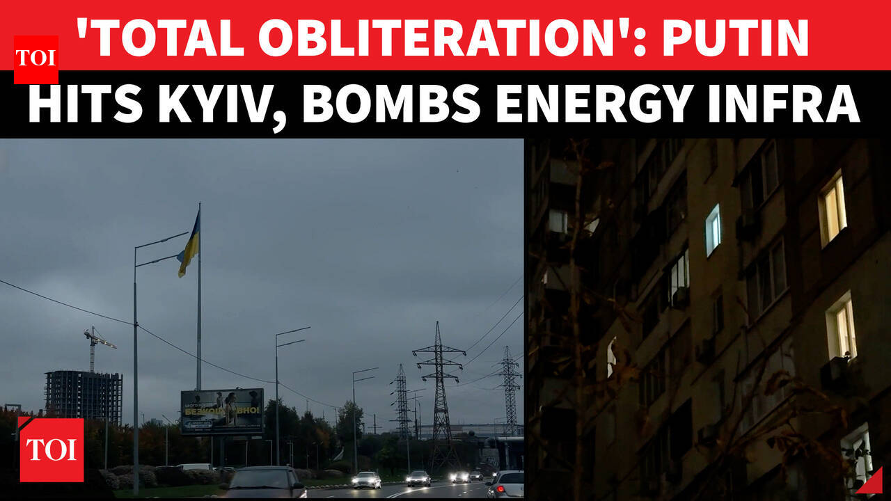 Russia Batters Ukraine’s Energy Grid; Kyiv Plunged Into Darkness As ...