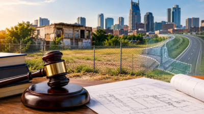 In 2022, a Nashville developer bought a vacant lot, but the city held its building permit for four years while weighing a future road; a federal appeals court has now revived its lawsuit over the freeze