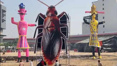 ‘Thank you for free publicity’: Dipke on cockroach effigy being burnt alongside Ravan on Dussehra