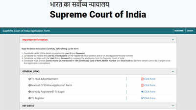 Supreme Court SPA recruitment 2026: Apply for 65 posts, check eligibility and salary