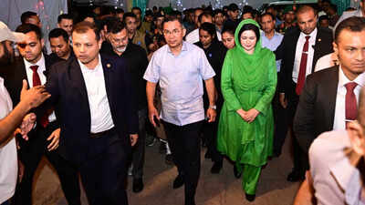 Bangladesh PM Tarique Rahman visits 3 cities to extend Durga Puja greetings to Hindus