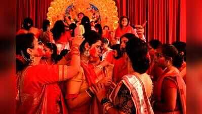 Sindoor Khela meets Navami festivities across Jaipur