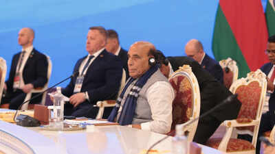 No double standards on terror, need unified action to dismantle its entire ecosystem: Rajnath at SCO; says members will have to work together on resilient supply chains