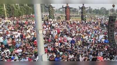 Faith, festivity light up city as Dussehra draws huge crowds