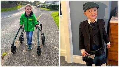Meet Gregor Corse, 5-year-old with neurological condition raises $100,000 for charity by walking 30 laps daily for 30 days, wins Pride of Britain award, now wants to plan another fundraiser to help others