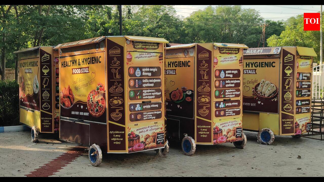 Customised carts arrive for Trichy’s 1st food street