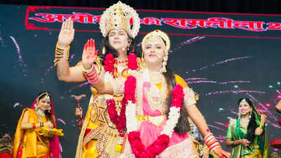 'My journey began with Ramleela': Ravi Kishan portrays Lord Ram during Dussehra celebrations in Delhi