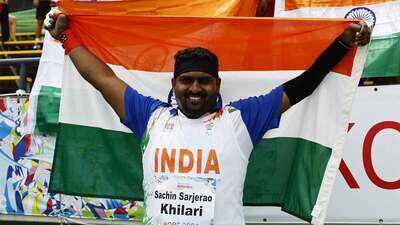 Asian Para Games: Sachin Khilari wins gold as India sweep all three shot put medals