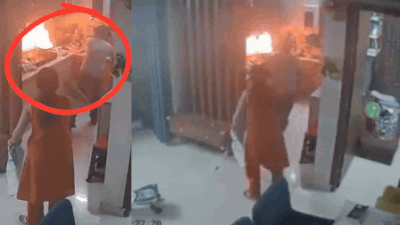 'He became my saviour': Delivery agent helps woman put out kitchen fire, video goes viral