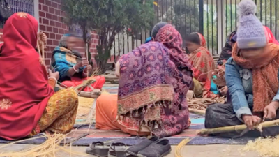 Women from a UP village are turning a weed that chokes waterways into handmade fashion; their creations have now reached the Lakmé Fashion Week runway