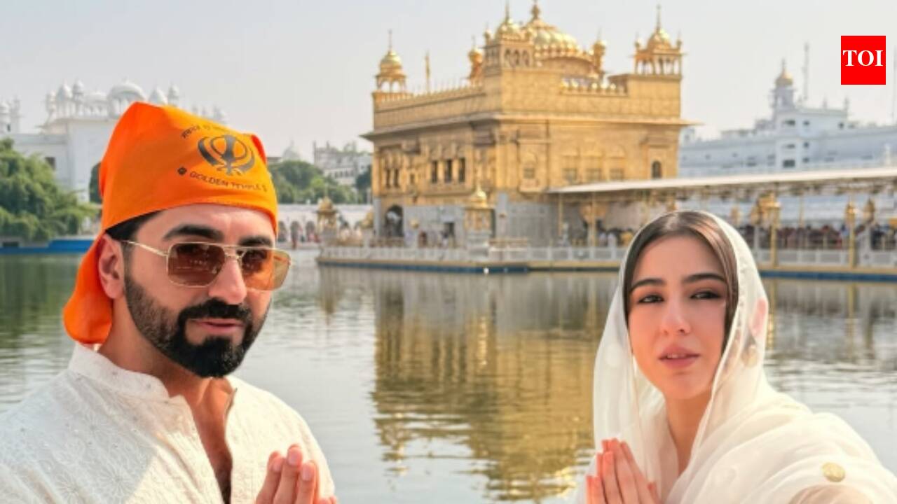 Sara Ali Khan gets emotional at Golden Temple; actress offers prayers in Amritsar; shares Dussehra wishes…