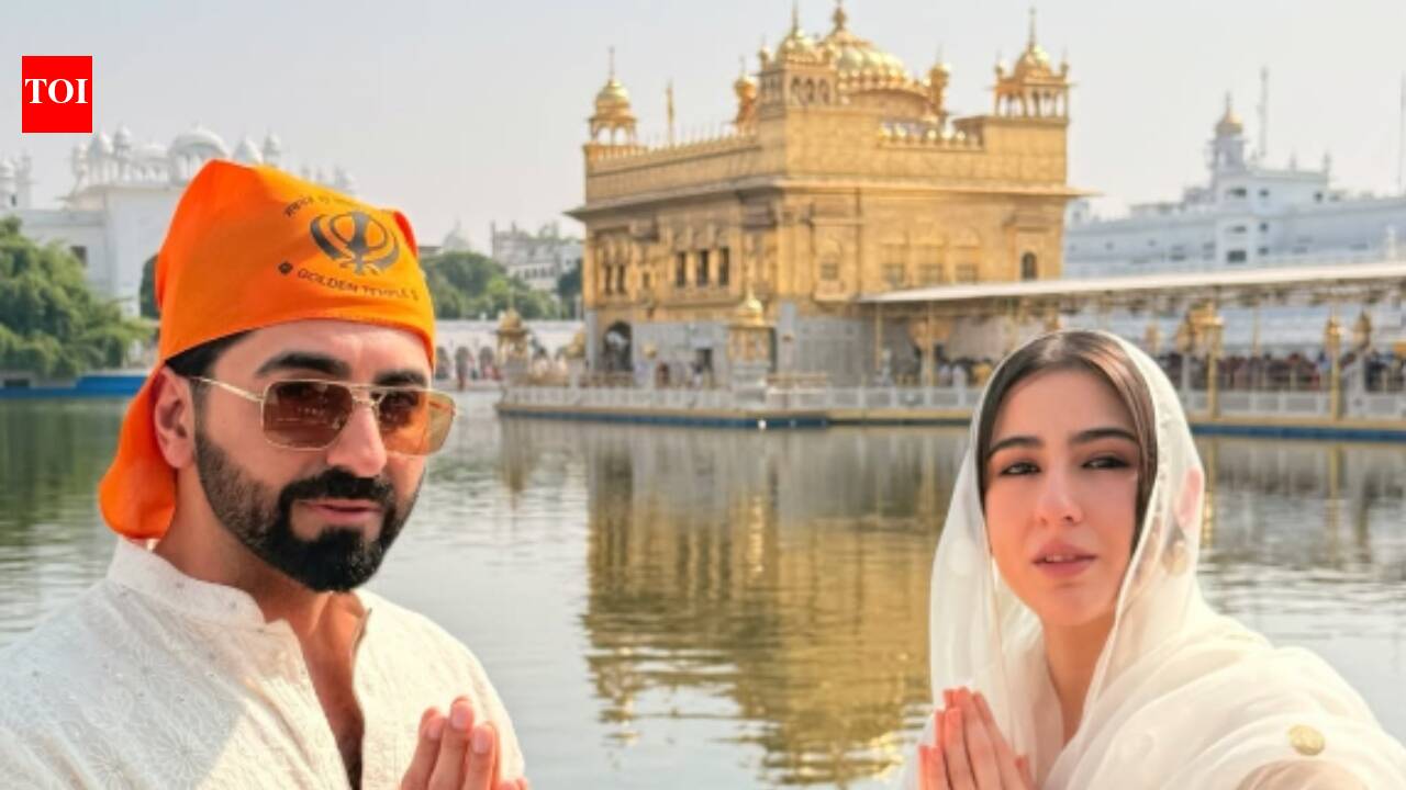 Sara Ali Khan gets emotional at Golden Temple