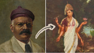 In 1899, M V Dhurandhar painted a towering Mahalakshmi in a white saree; bought by a publisher who worked with Dadasaheb Phalke, it stayed in his family for generations before selling for Rs 14.1 crore